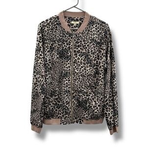 Kori Leopard‎ Print Bomber Jacket